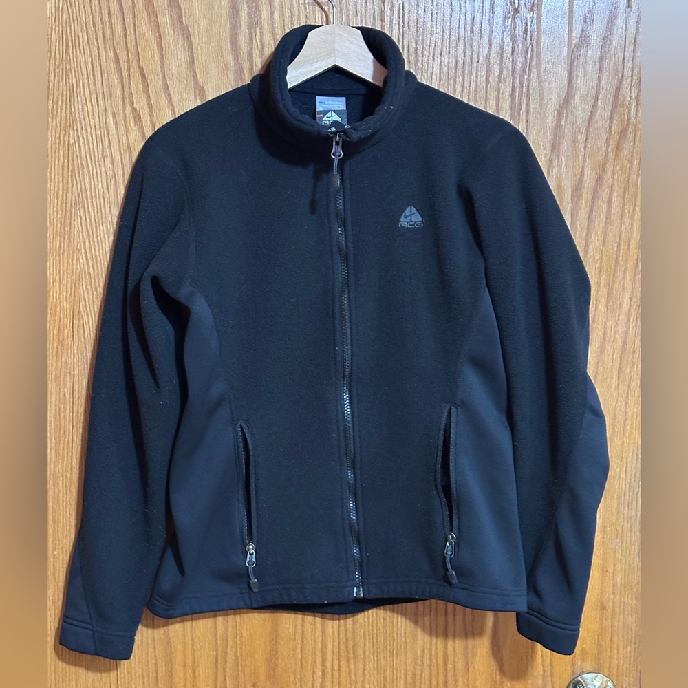 Nike fit therma ACG black full zip fleece sz small